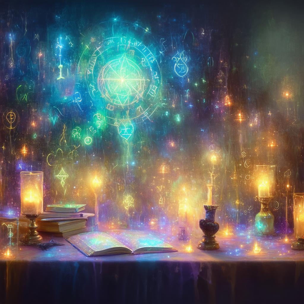 Confusion on a Table in Dreamlike Fantasy