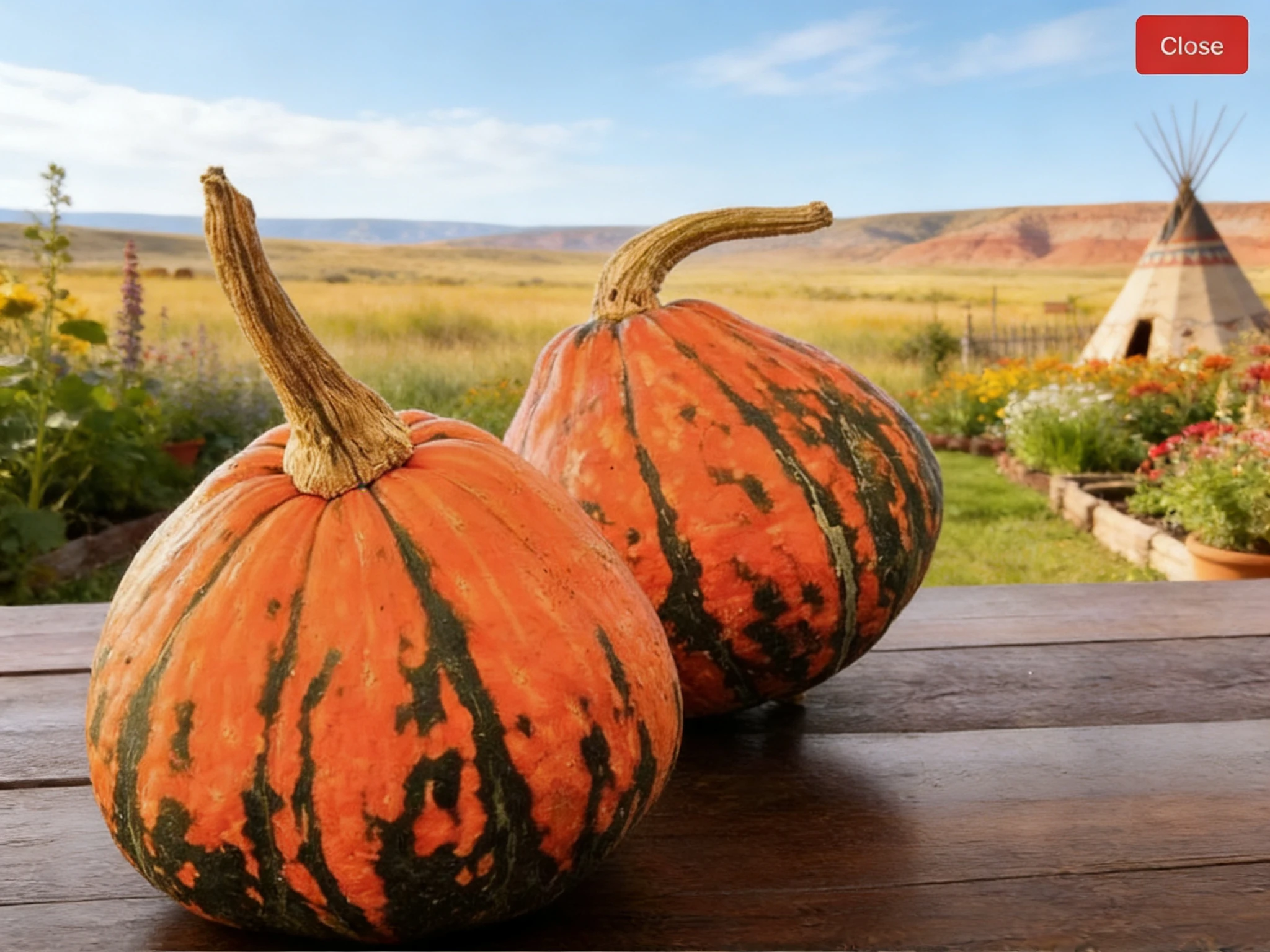 Squash Garden On The Prairie
