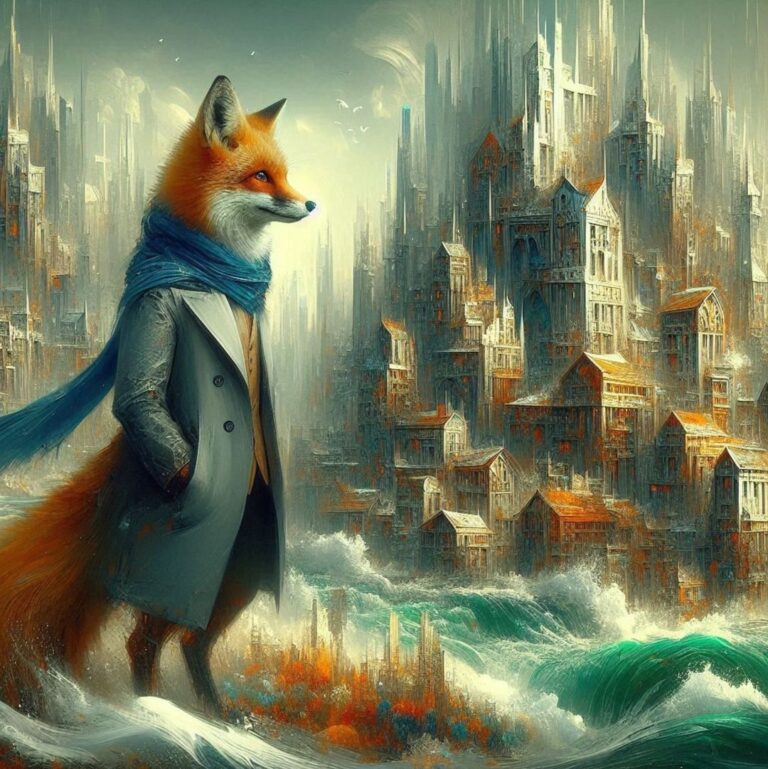 Architect Fox Designing Fantasy Dwellings