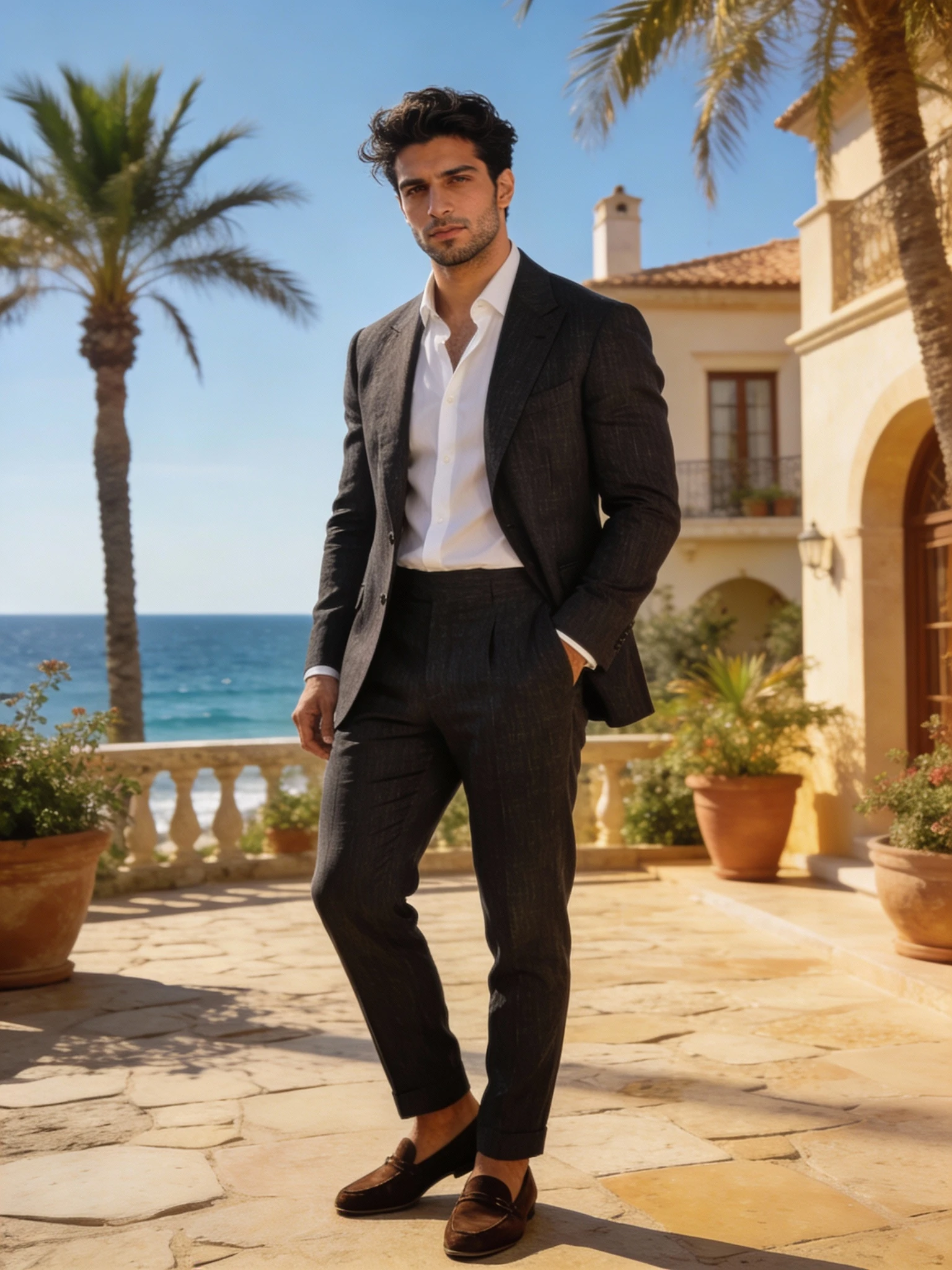 Middle Eastern Man Casual Portrait