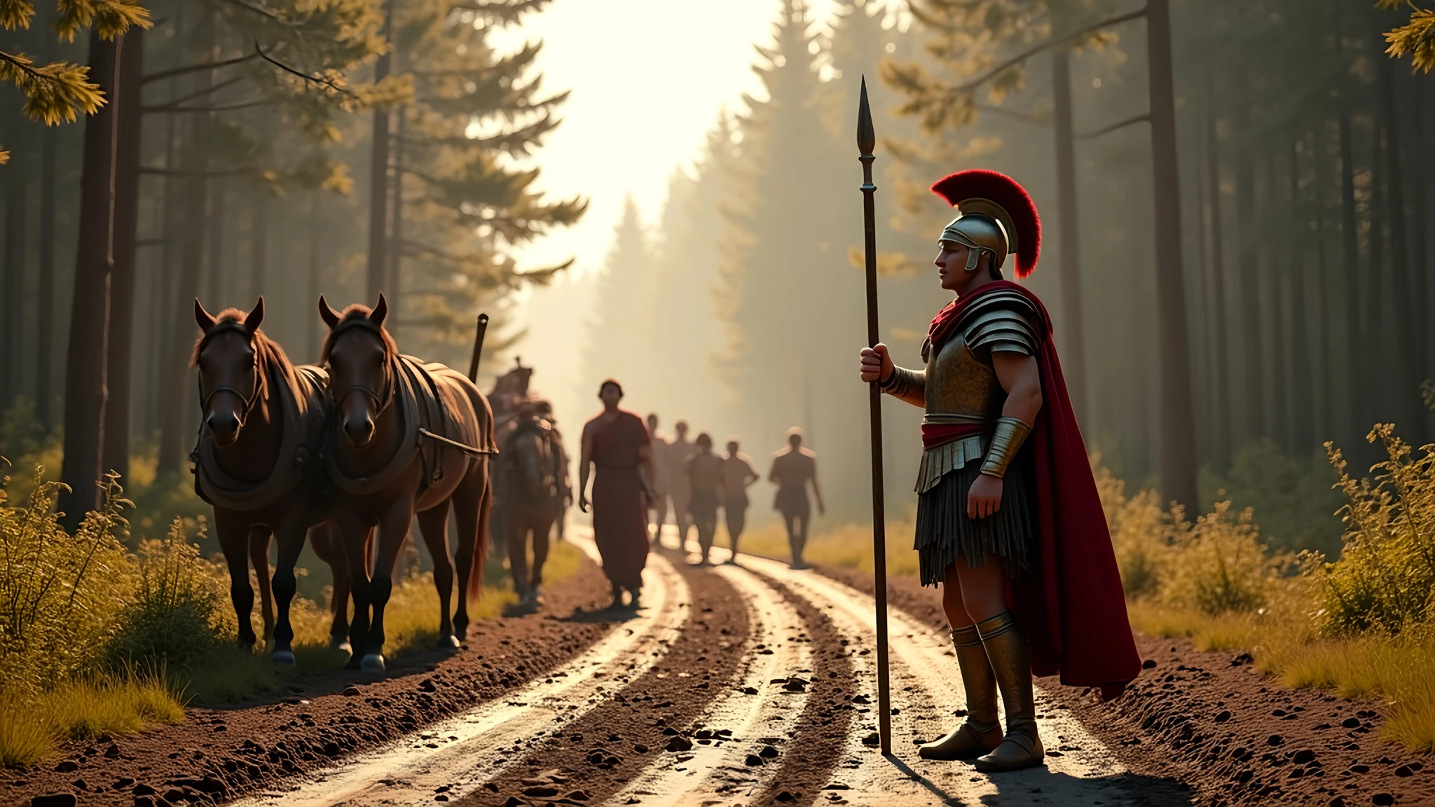 Roman Centurion On The Amber Route