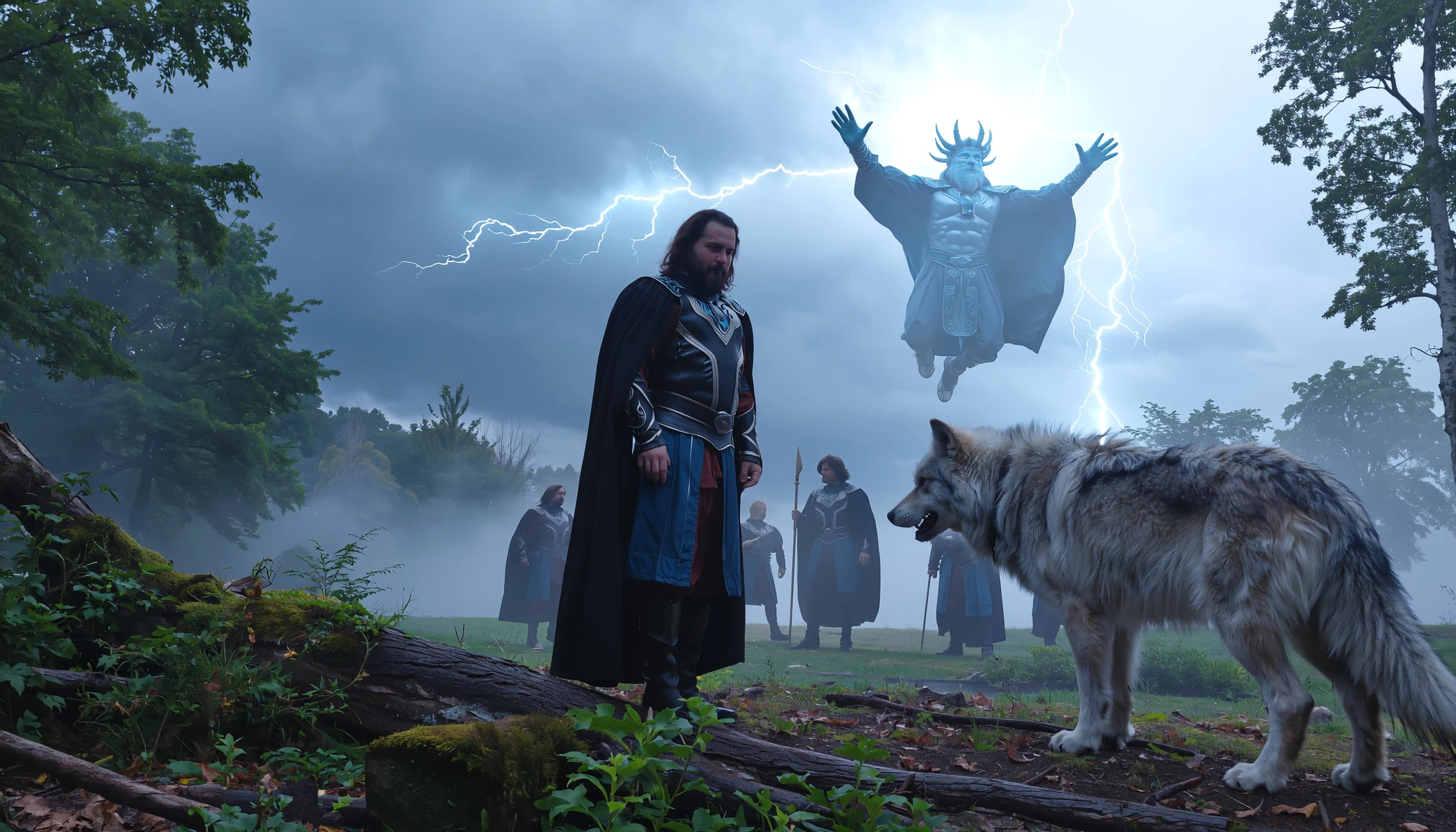 Druids Gathering Under Storm God