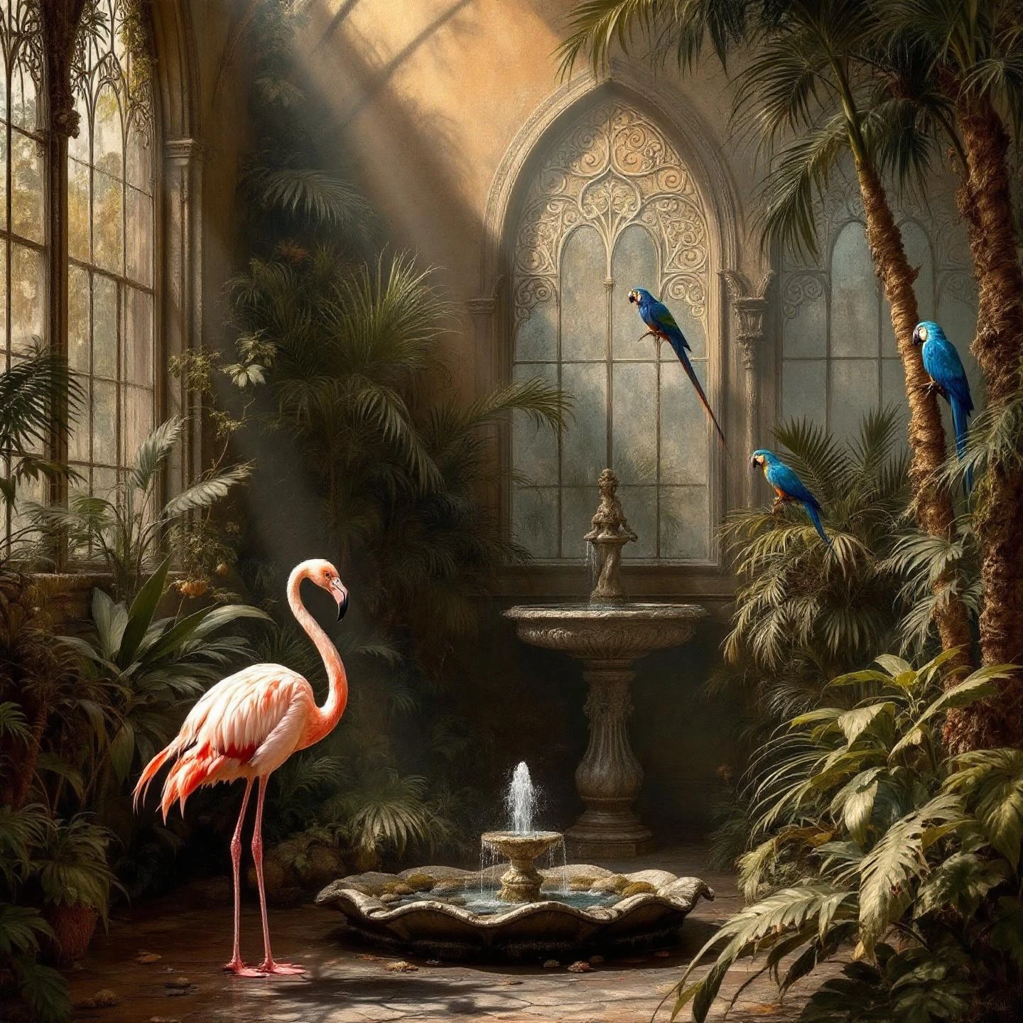 Vast Victorian Greenhouse Interior