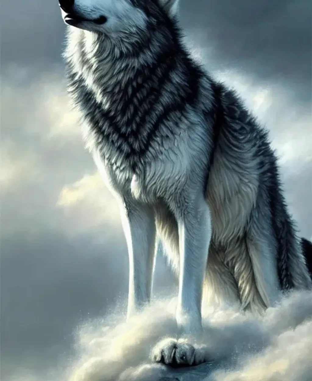 Silver Wolf Splash Art