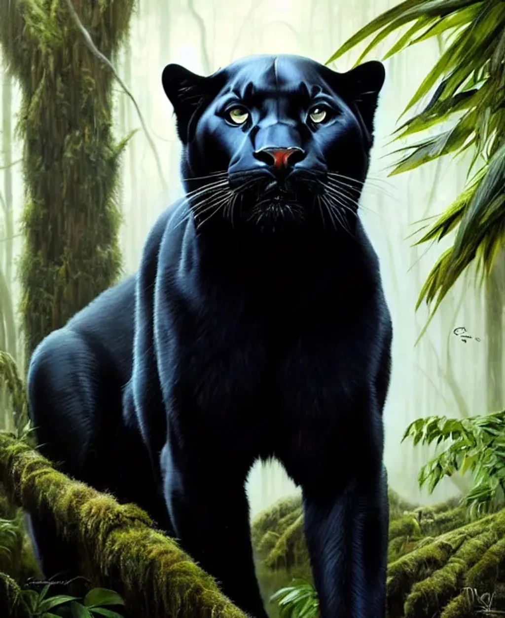 Black Panther Splash Art