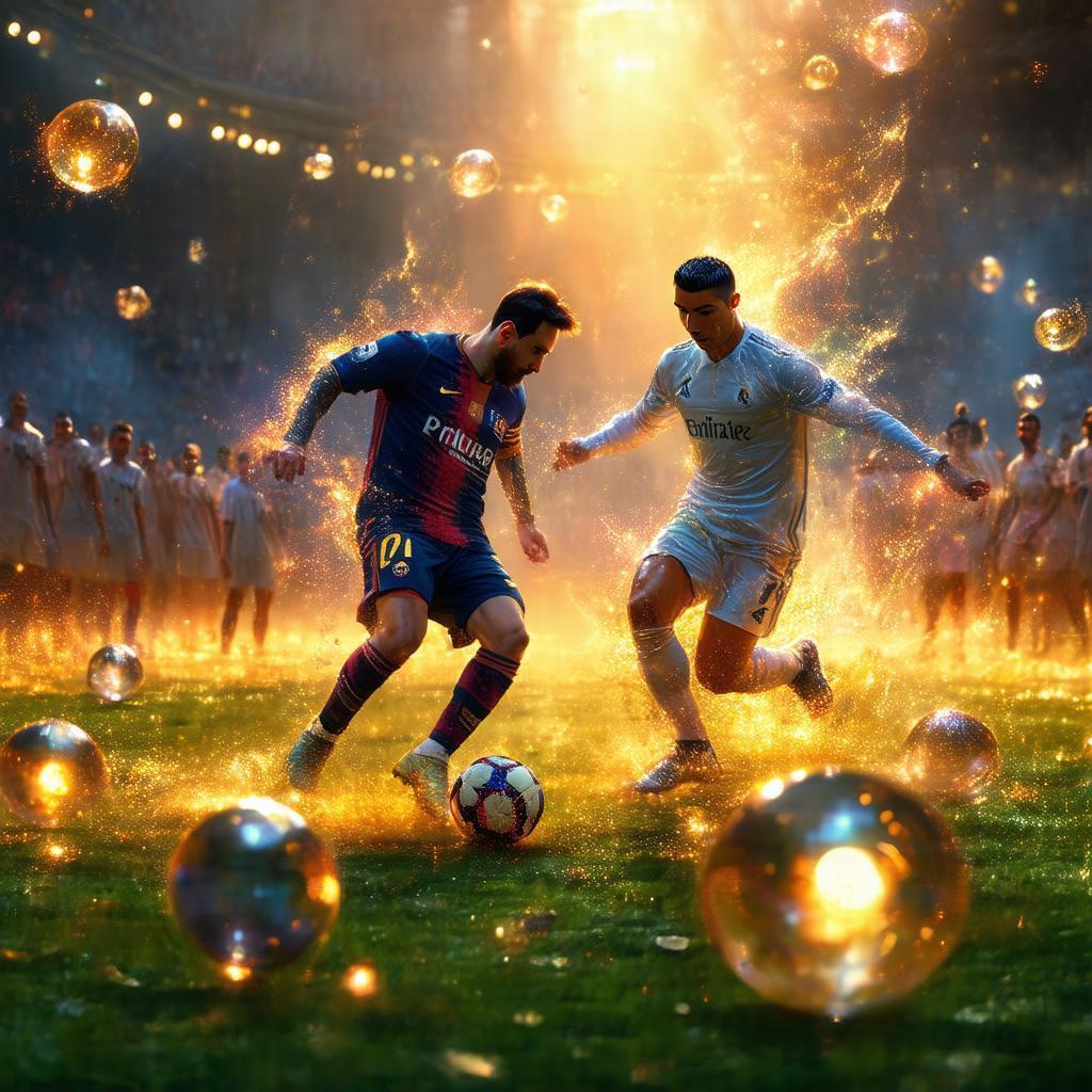 Messi and Ronaldo Duel on Enchanted Turf