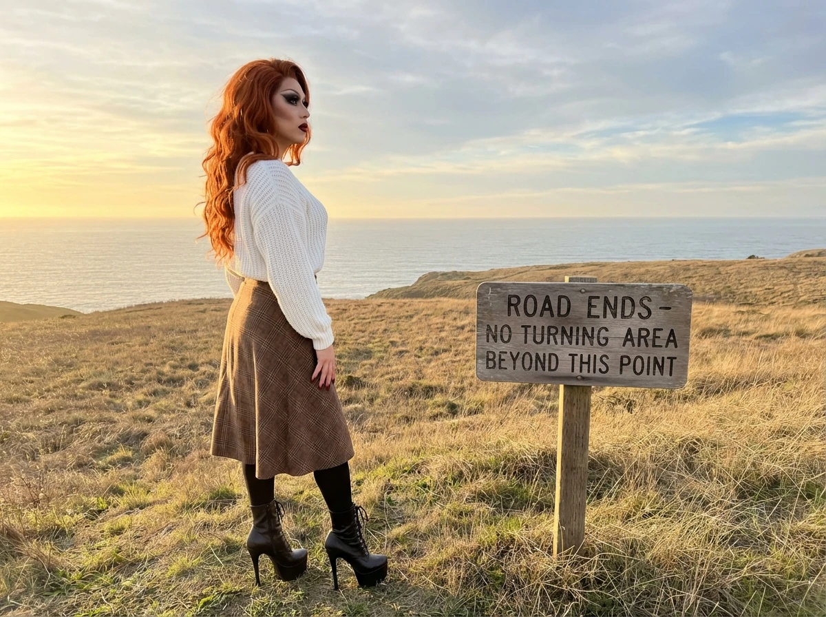Drag Queen On Coastal Knoll