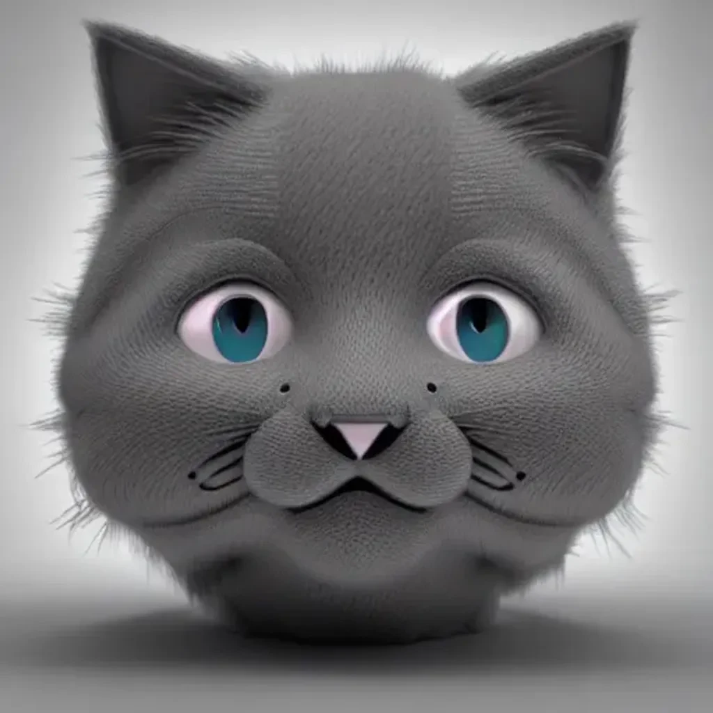 Stitched Cat 3D Model