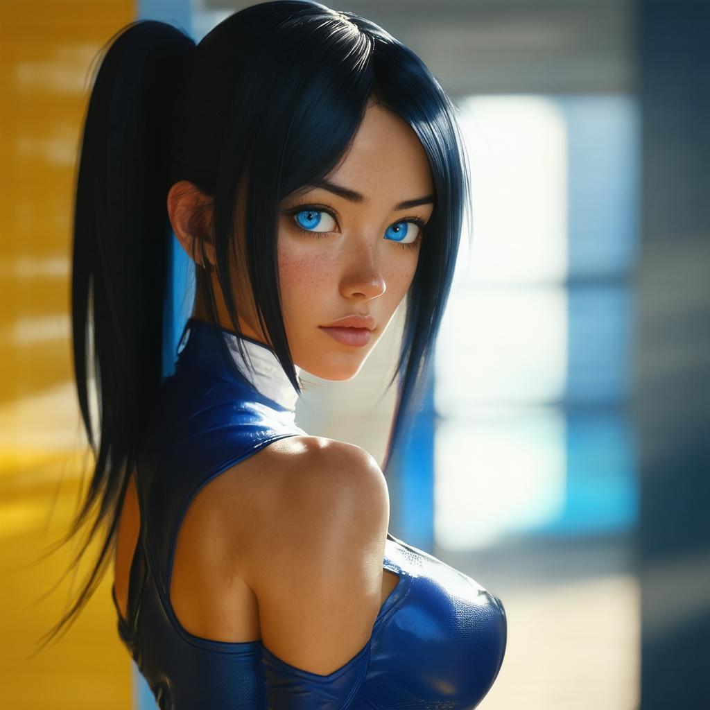 Nico Robin in Sunlit Photoreal 3D