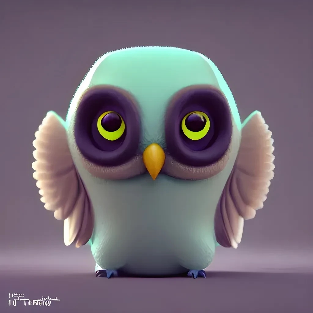 Tiny Owl Toy Character