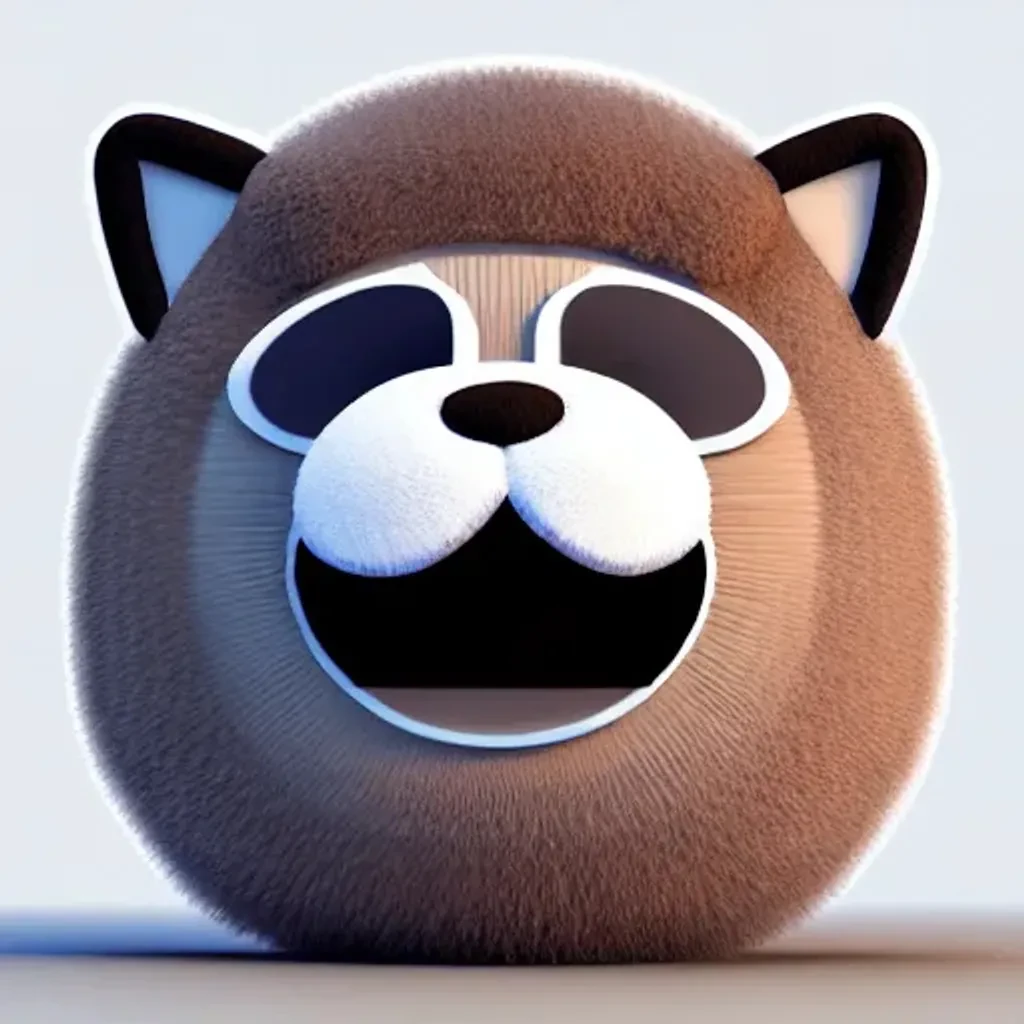 Stitched Emoji 3D Model