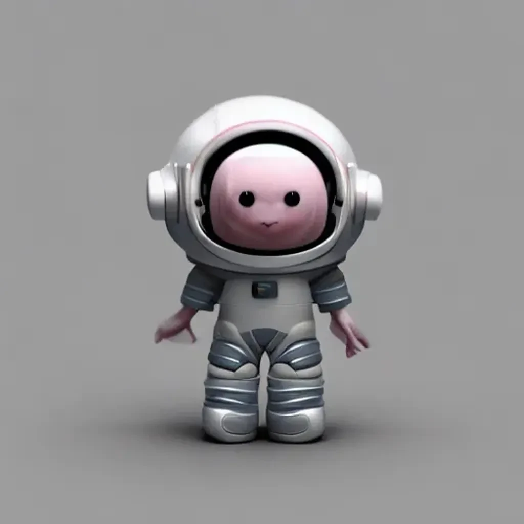 Tiny Astronaut Toy Character
