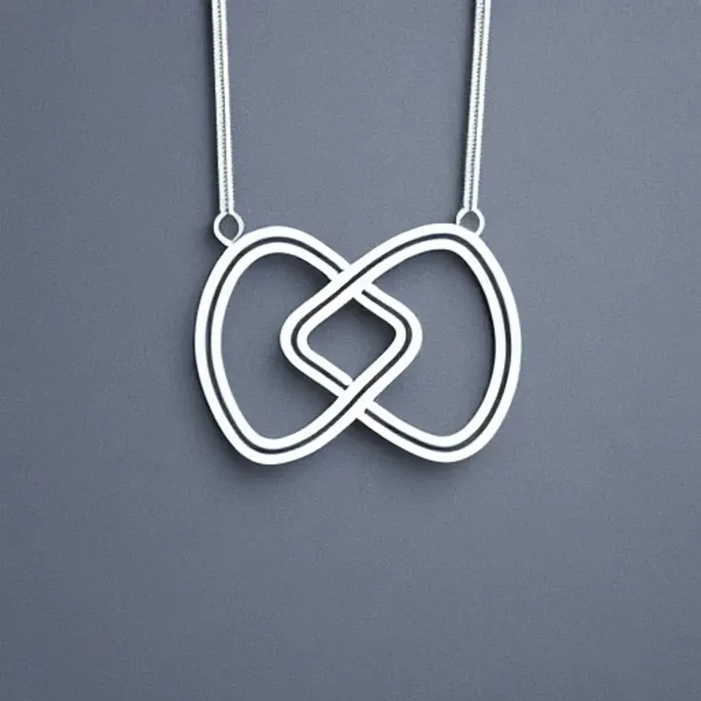 Silver Infinity Pendant Design