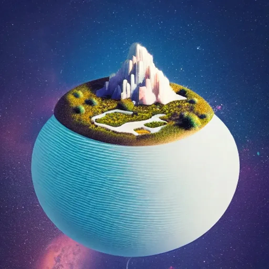 Floating Island With Milkshake
