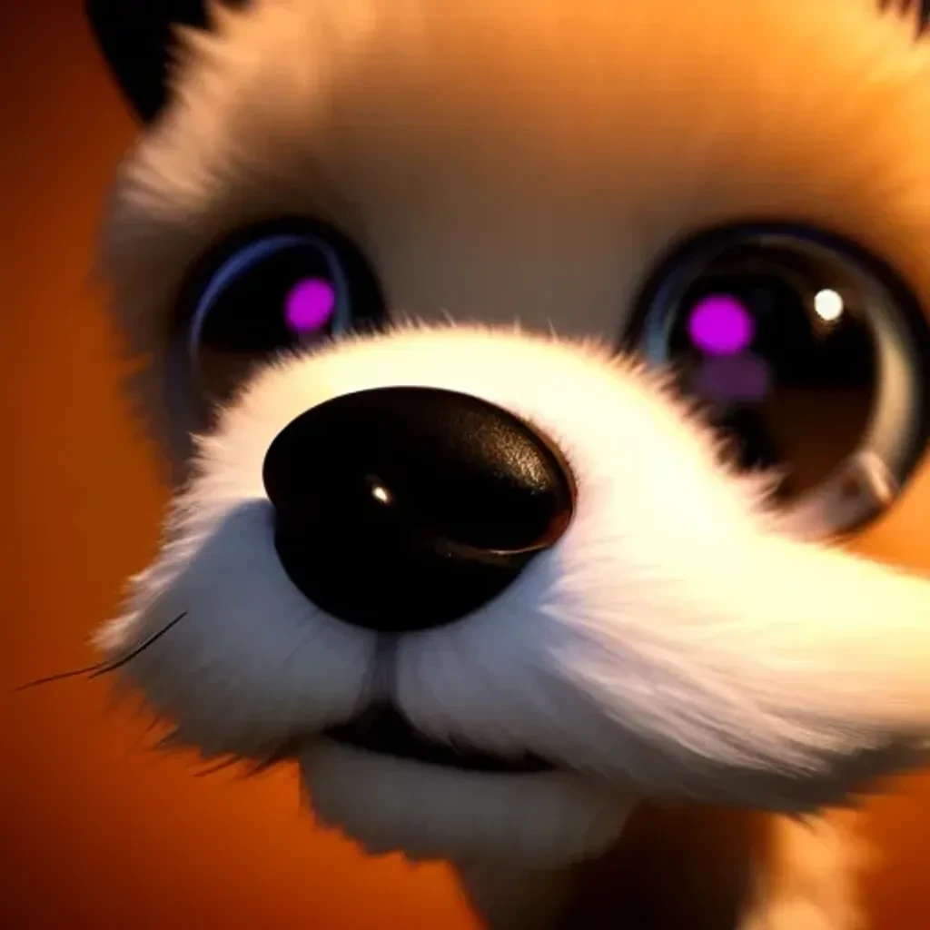 Fluffy Puppy Character