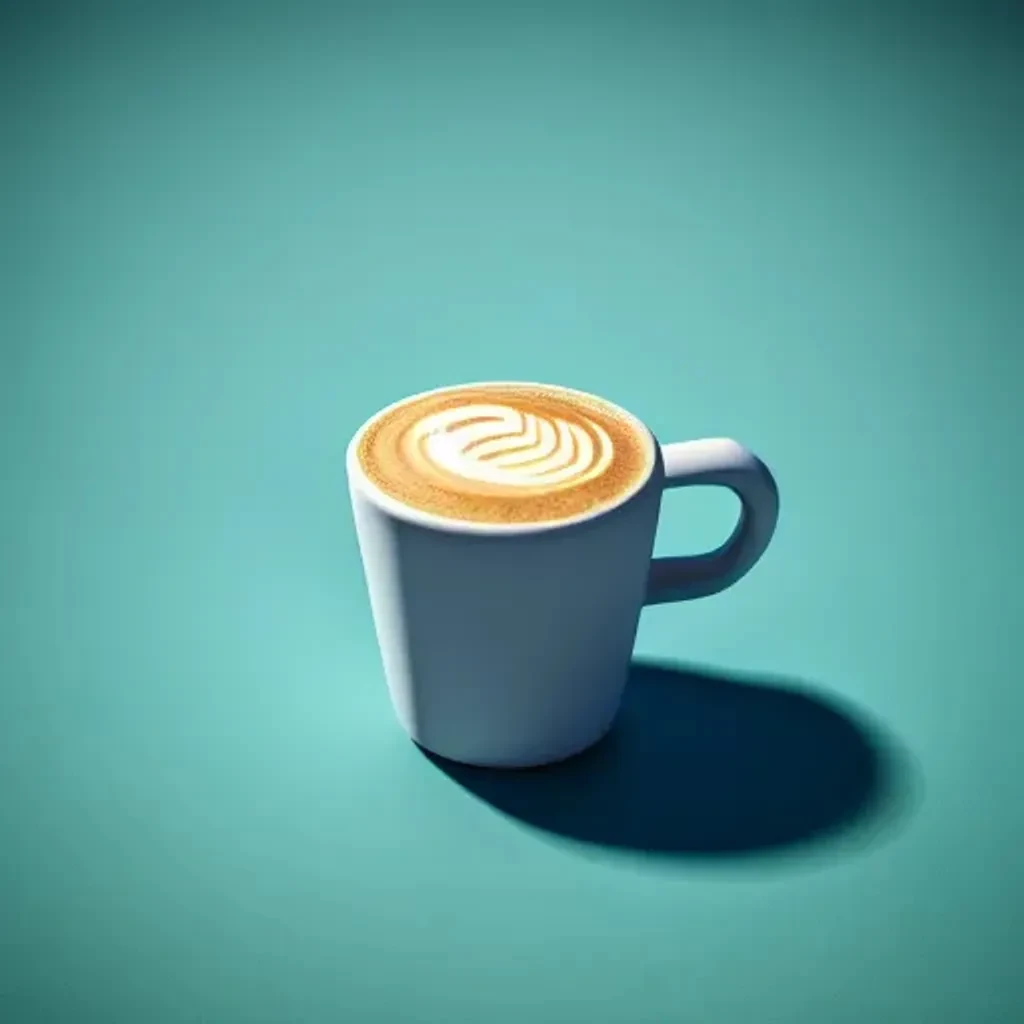 Tiny Isometric Coffee Cup