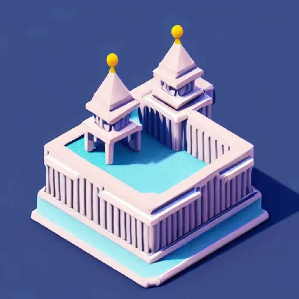 Tiny Isometric Temple