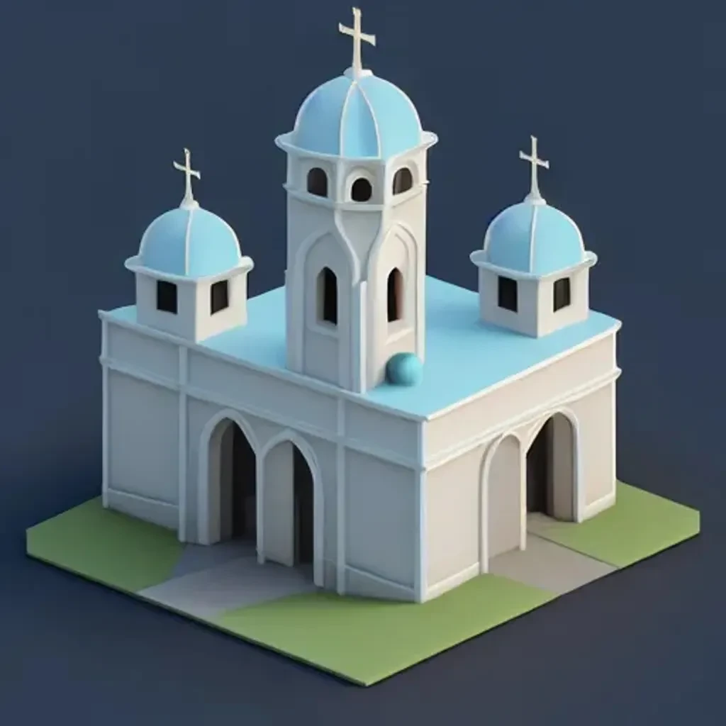 Tiny Isometric Church