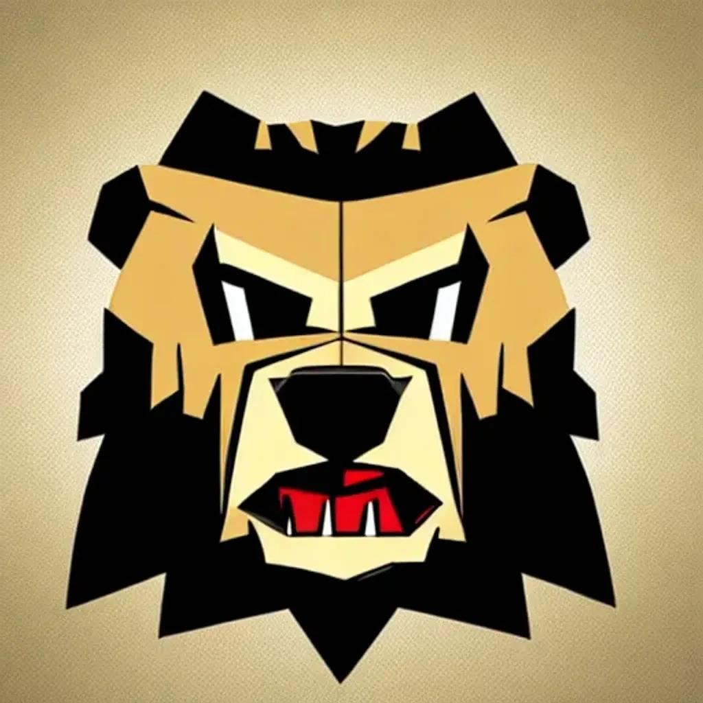 Ferocious Bear Head Emblem