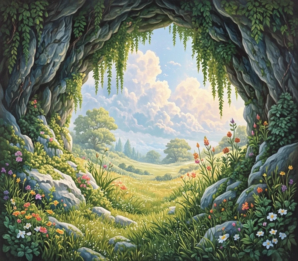 View From A Crystalline Cave