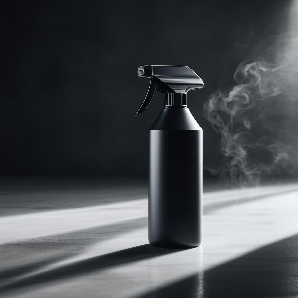 Minimalist Stop Motion Detailing Spray Bottle