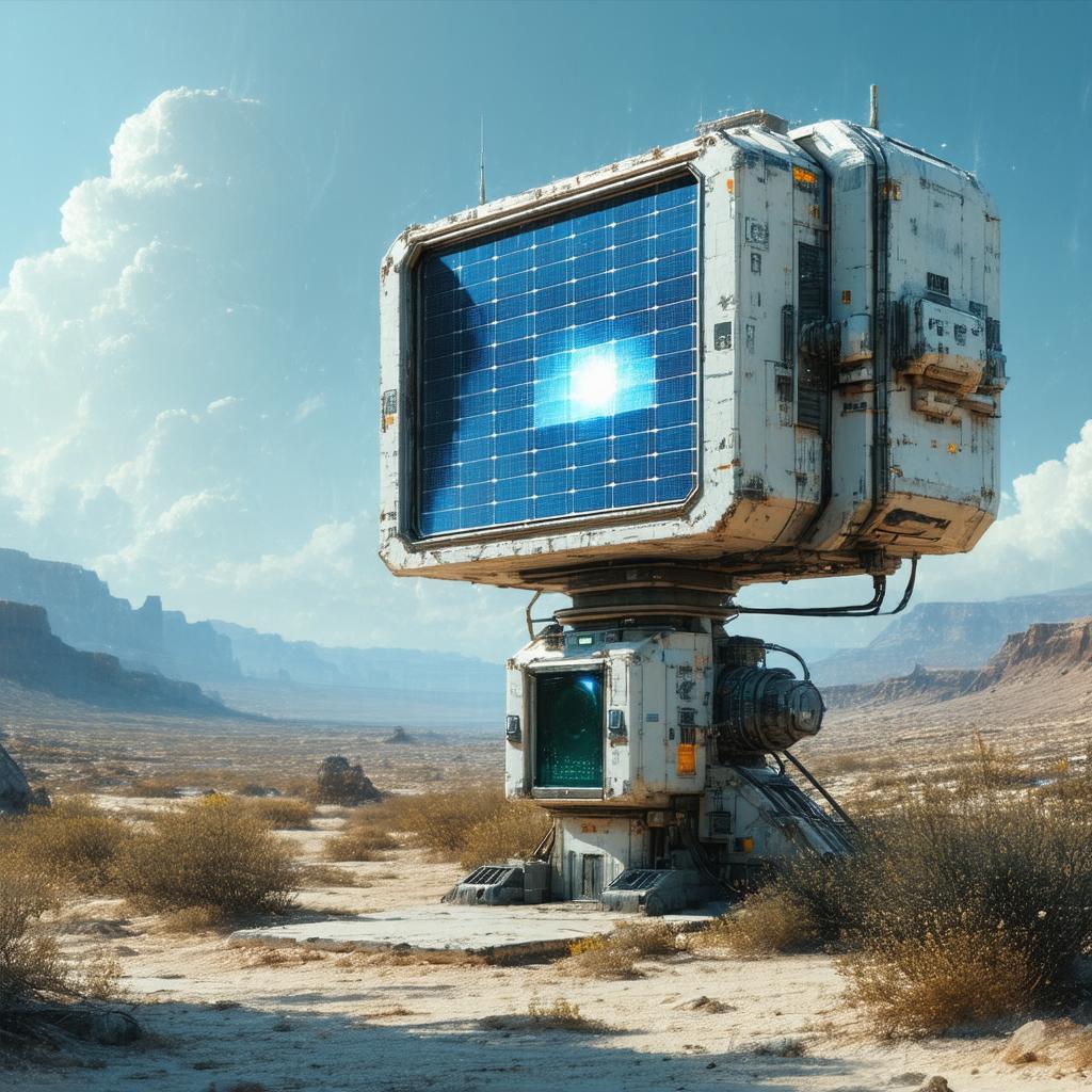 Modular Sci Fi Solar Air Monitor Concept