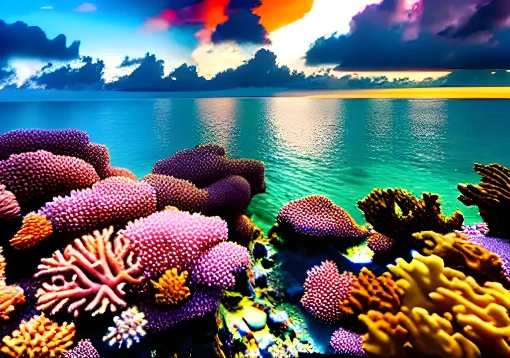 Vivid Coral Reef
