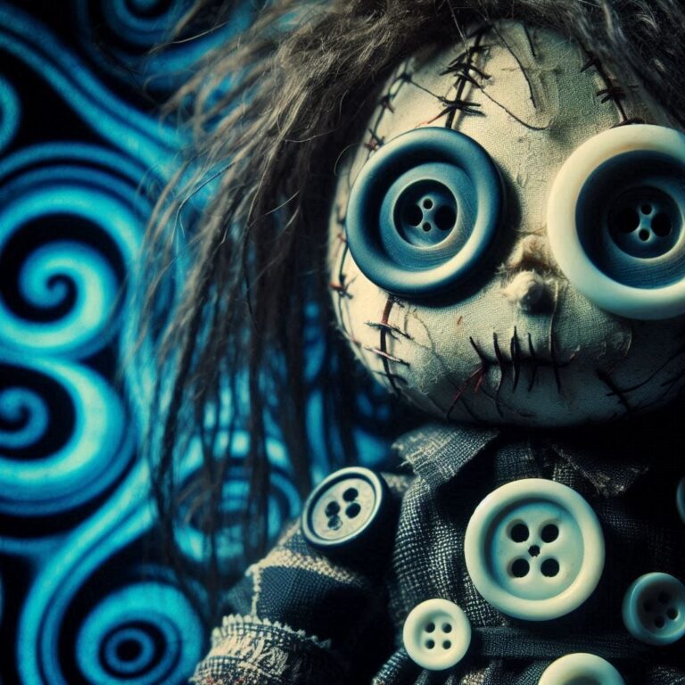 Creepy Doll With Button Eyes