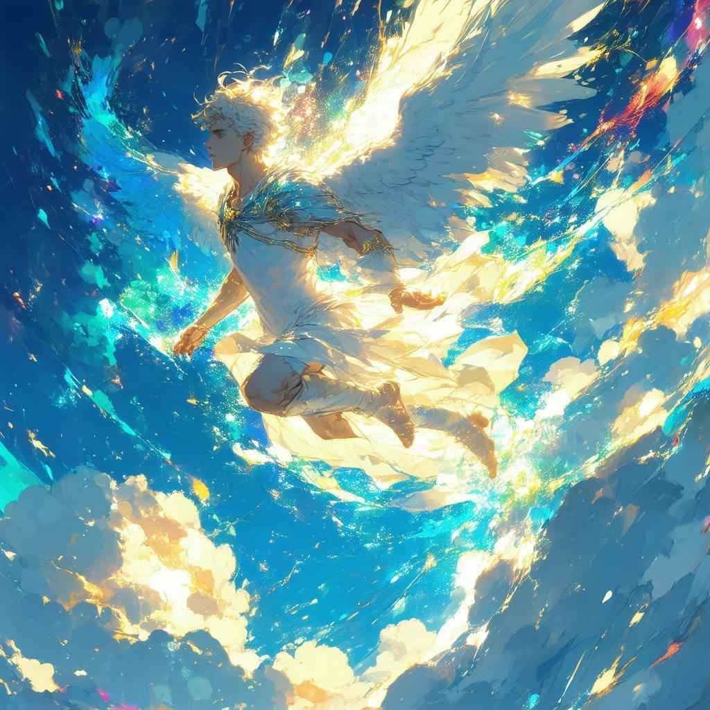 Icarus Soars in Dramatic Manga Panels