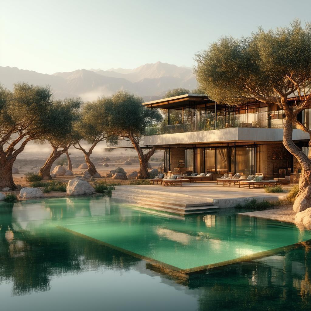 Olive Grove Desert Lodges With Infinity Pools