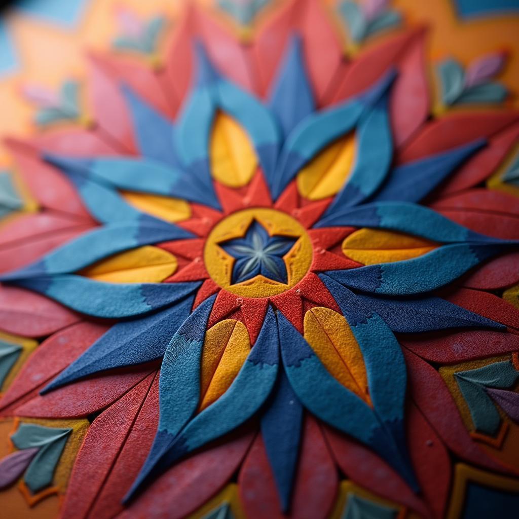 Macro Star Patterns in Rich Abstract Detail