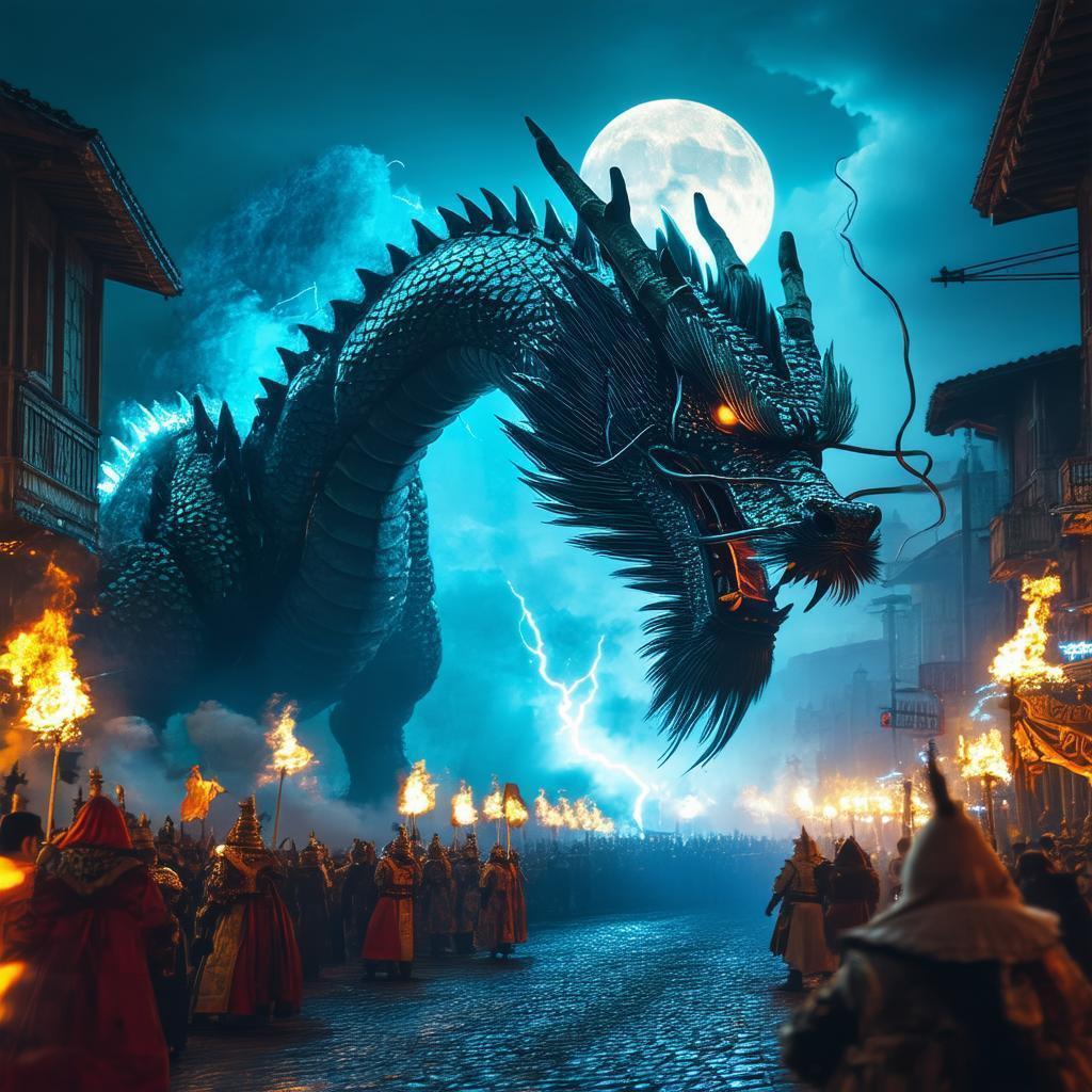 Full Moon Dragon Raid on Parade Night