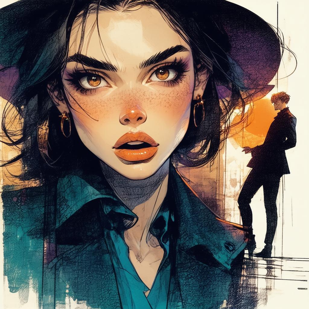 Luca Overhears Emily's Secret in Noir Fashion