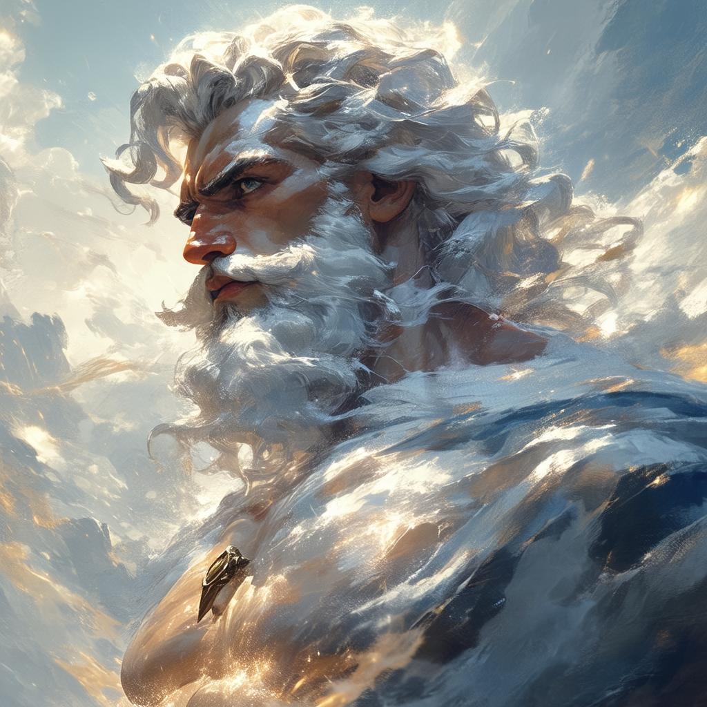 Rugged Zeus In Elegant Vector Animation
