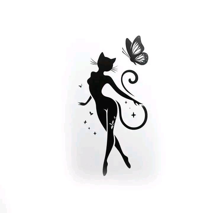 SVG: Butterfly Cat