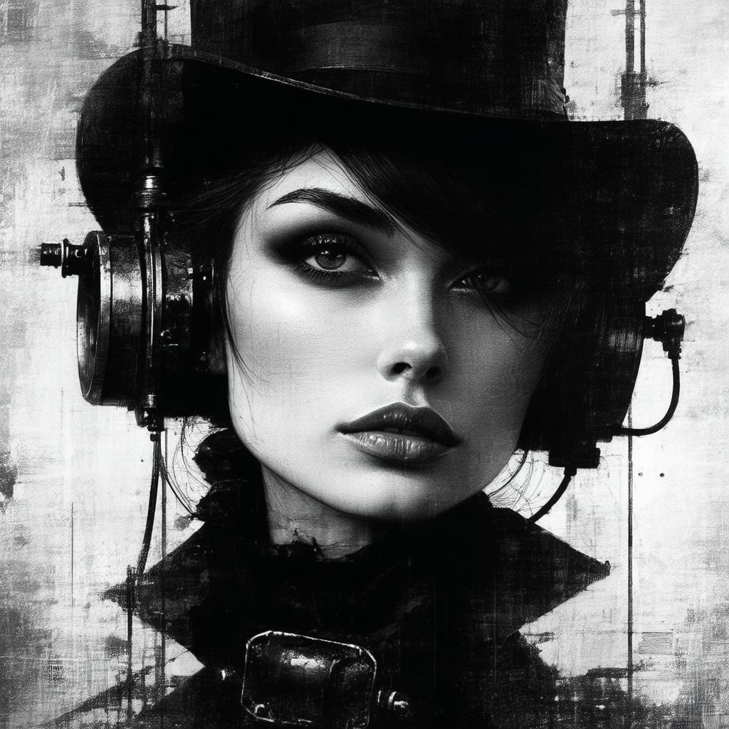 Lofi Steampunk Portrait On Fomapan Film