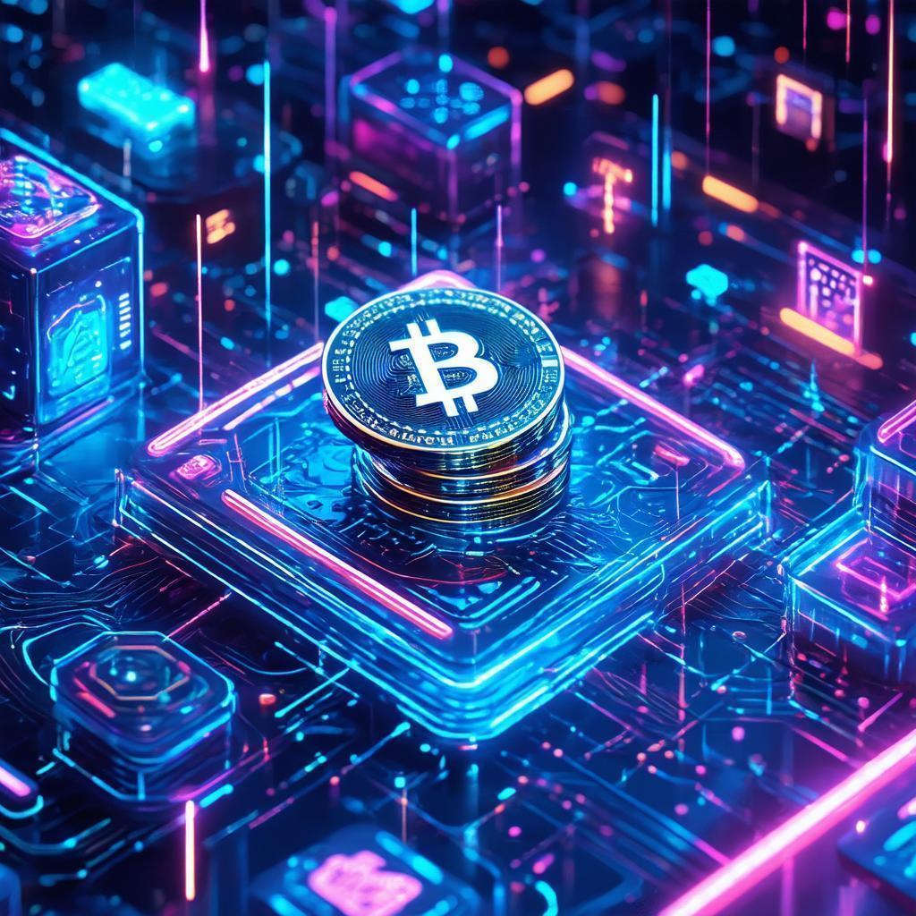 Neon Cryptocurrency Website Concept Design