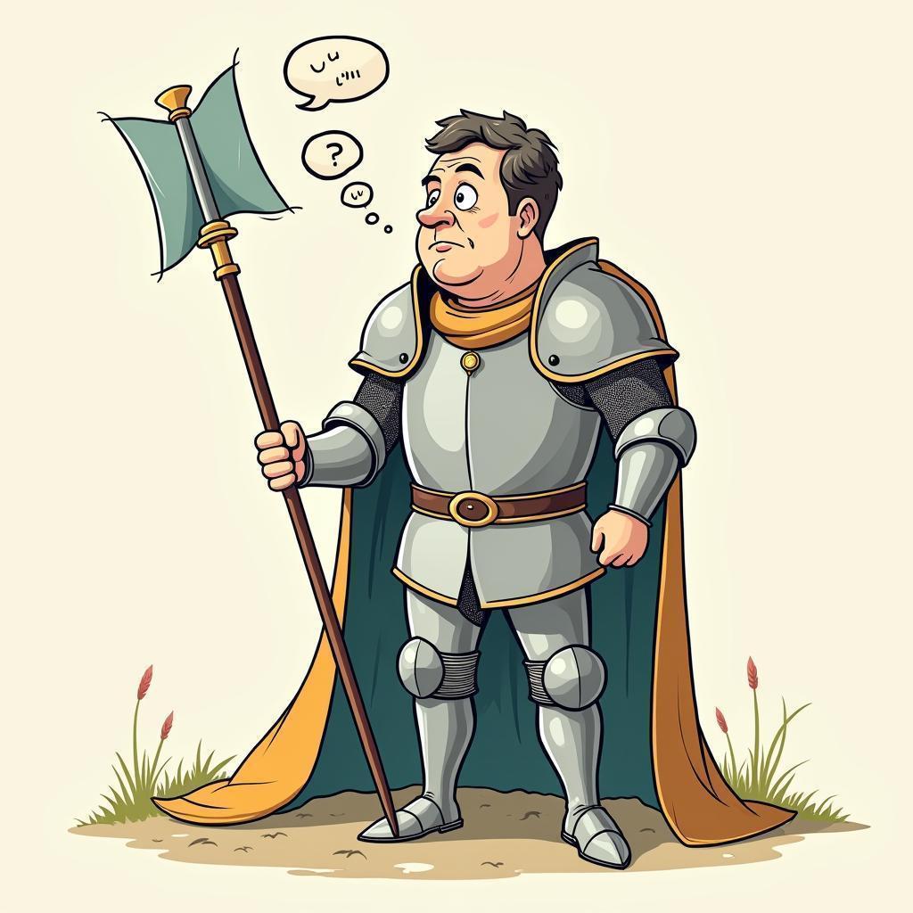 Patton Oswalt As Whiteboard Fantasy Knight