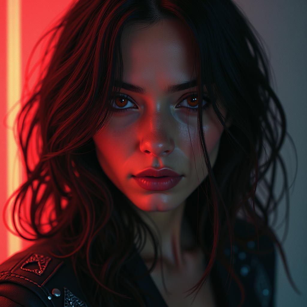 Sarah Shahi In Film Noir Grain