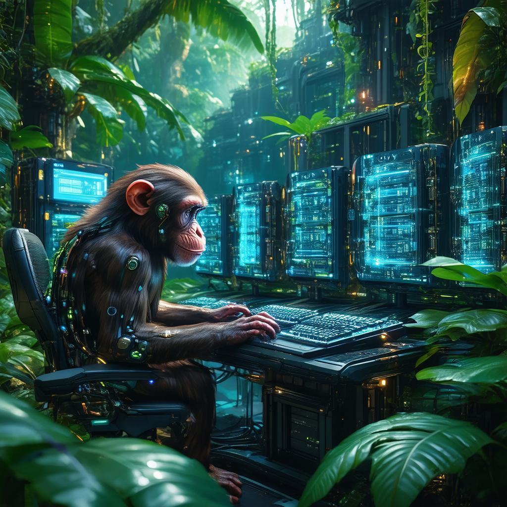 Jungle Monkeys Programming Supercomputers In 3D