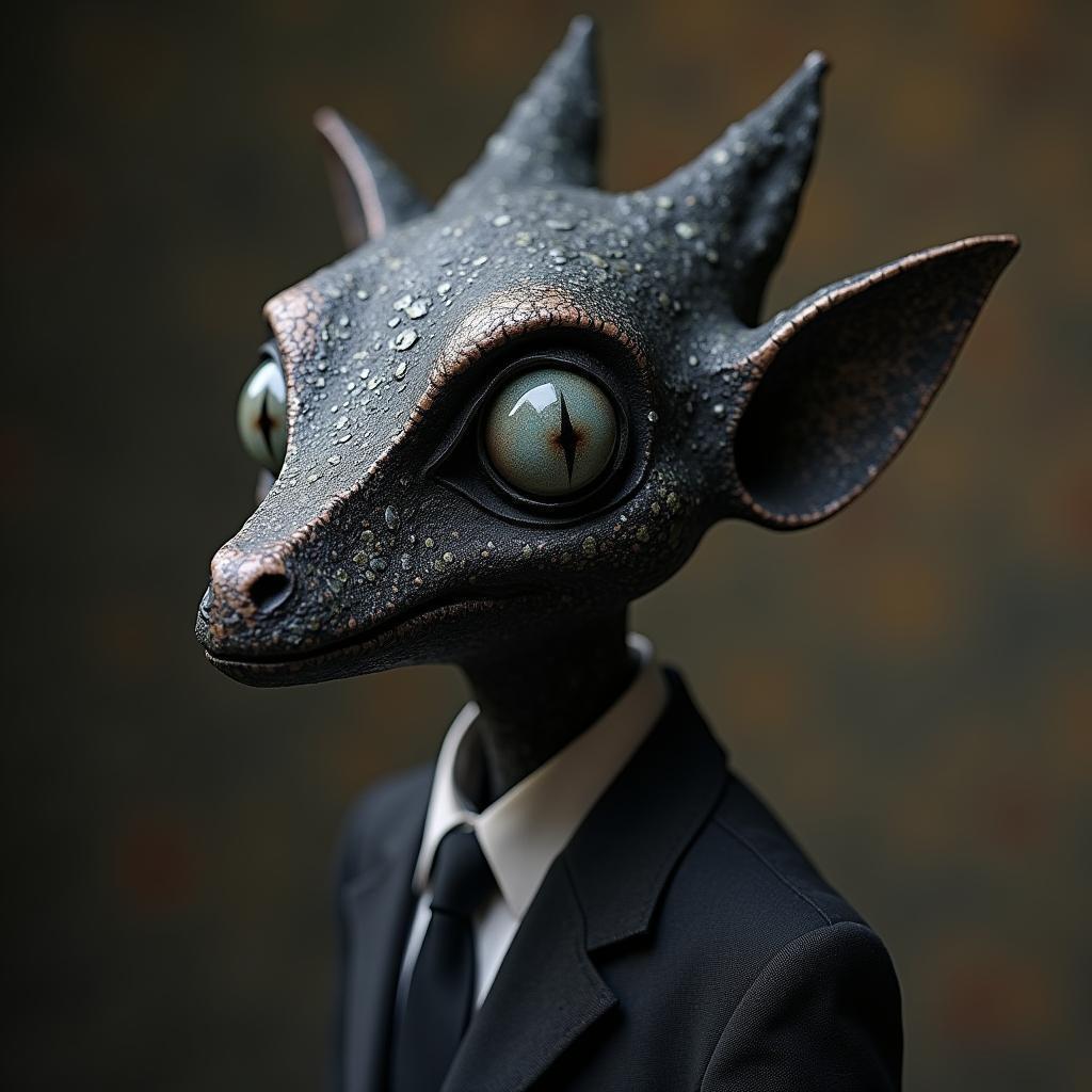 Darkiron Mr Bean Triangle Head Monster