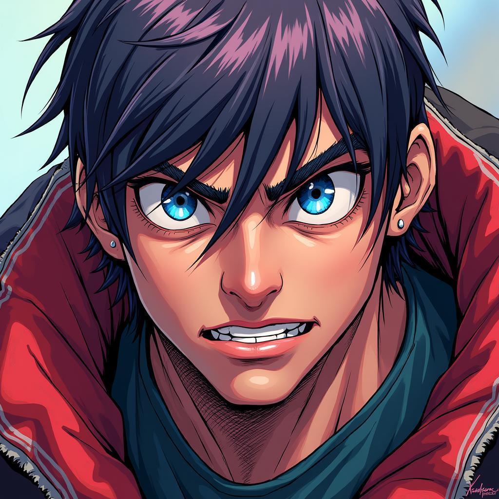 Vibrant Manga Heavy From Team Fortress