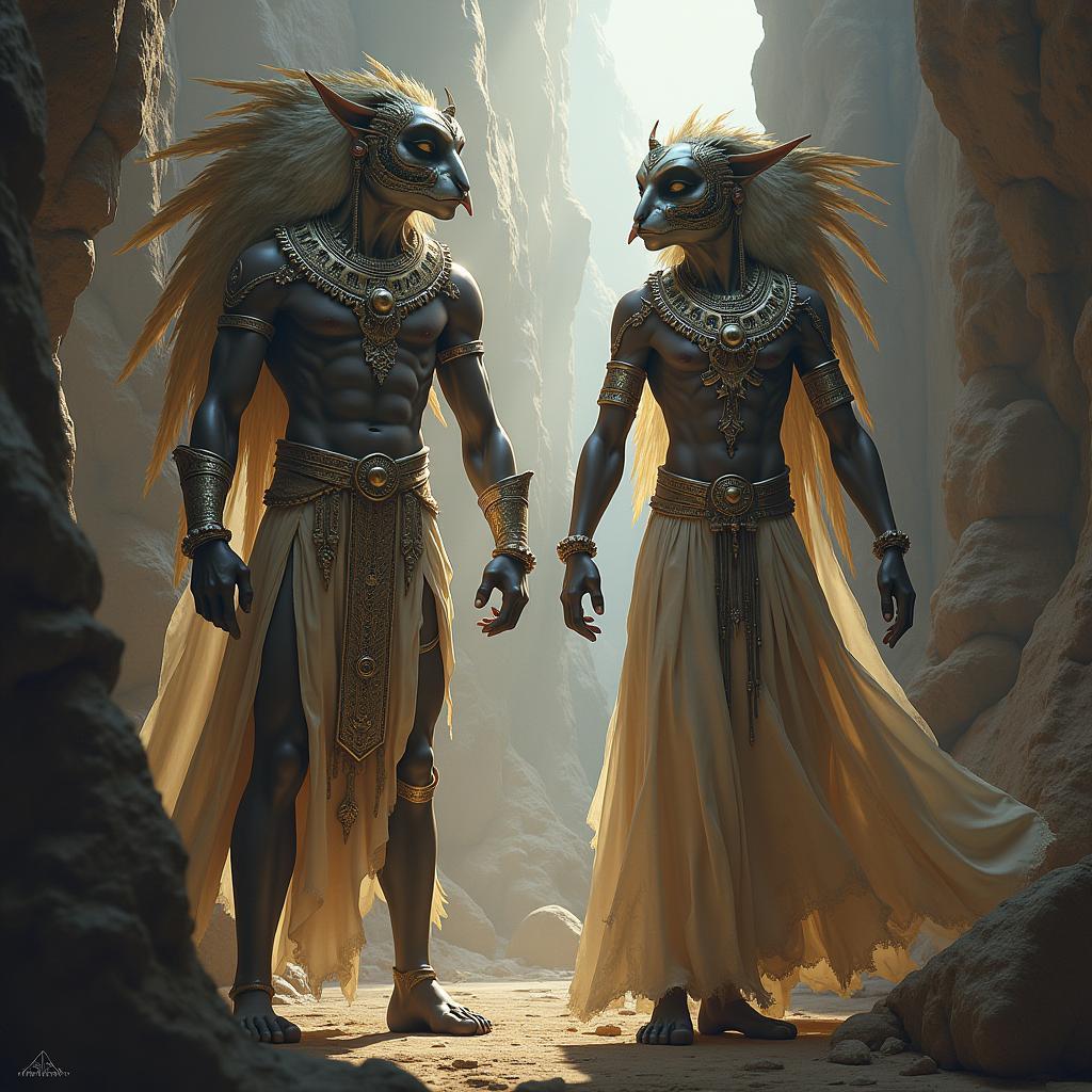Anunnaki Gods In Epic Fantasy Cover