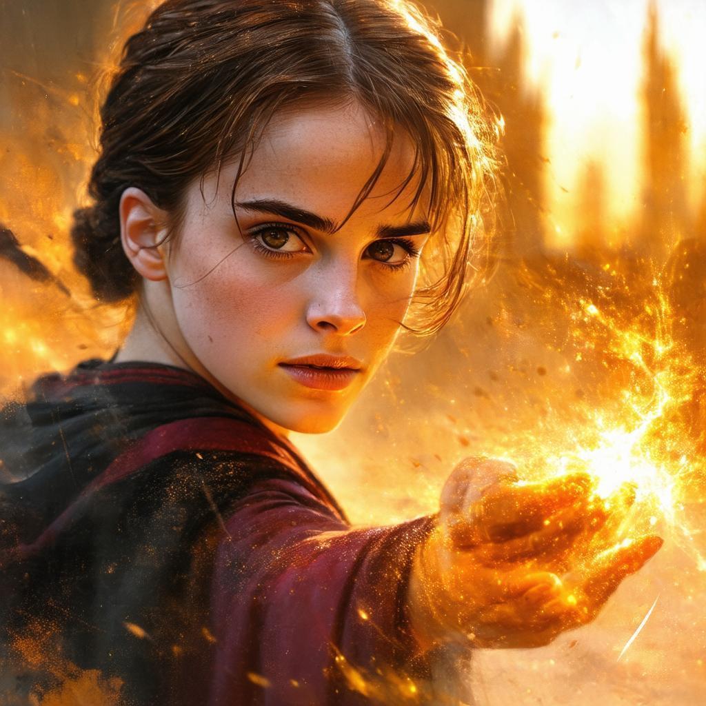 Emma Watson As Hermione Casting Magic