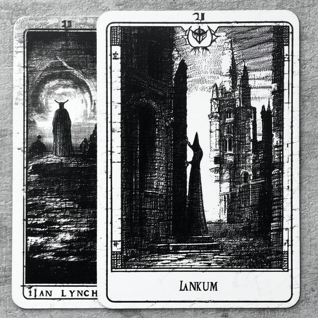 Gritty Tarot Card Portrait of Ian Lynch