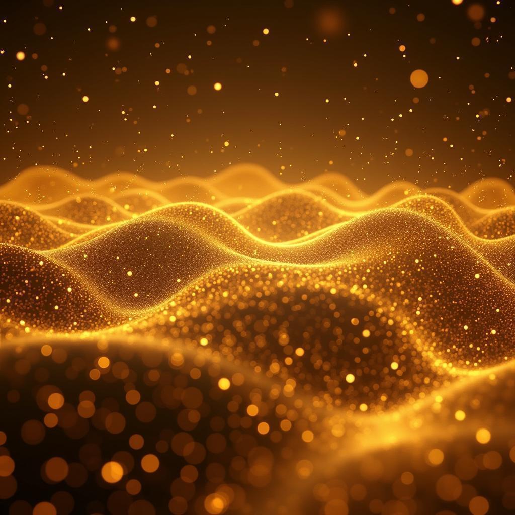 Golden Network Curves on a Cinematic Poster