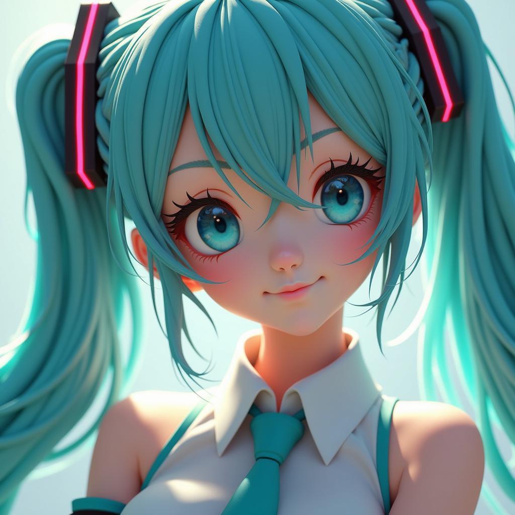 Disney Style Hatsune Miku in Octane Render