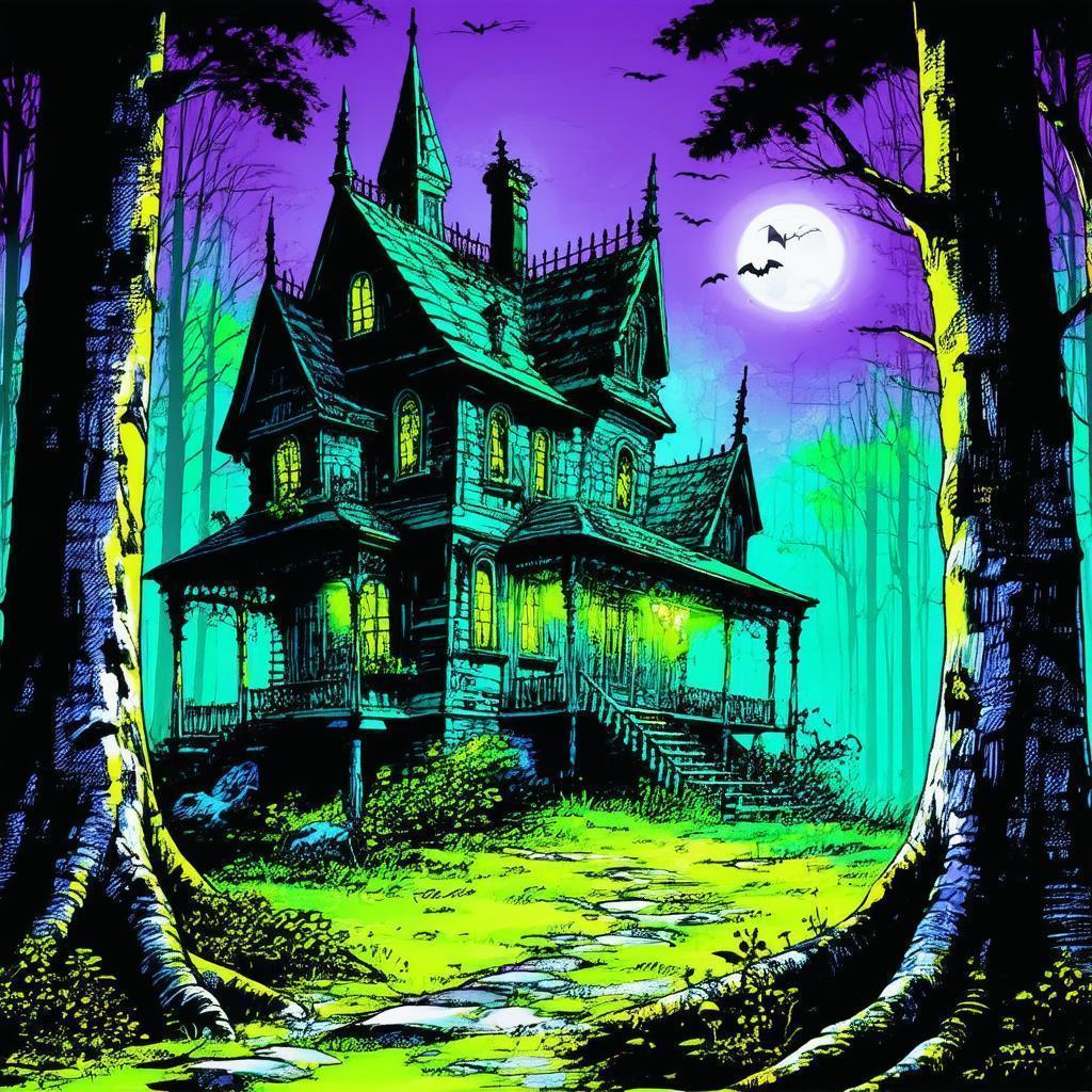 Haunted Manga House Deep in the Woods