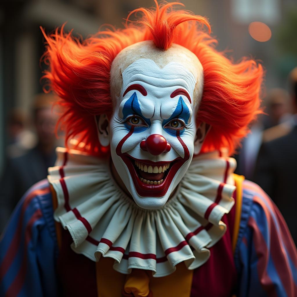 Hyper Realistic Portrait of a MAGA Clown
