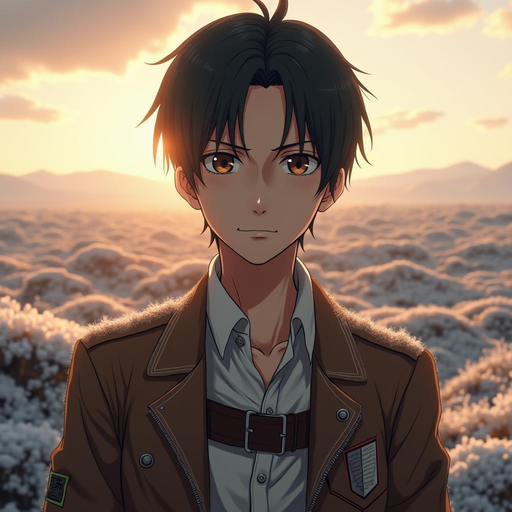 Levi Ackerman in Frosty Cinematic Morning Light